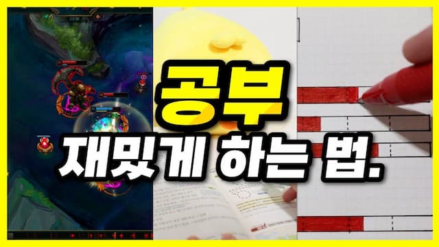 서울대생이 알려주는 '공부 재밌게 하는 법'