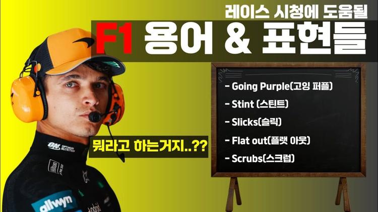 [F1 입문자들을 위해 준비했습니다!] 레이스 시청에 도움될 용어 및 표현 설명